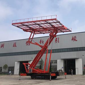 Plateforme de travail suspendue tout-terrain ultra-robuste hybride diesel-électrique pour travaux en hauteur sur murs-rideaux et chantiers de construction - Product Image 6