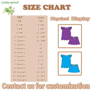 Preorder Wholesale Children Flutter Sleeves Shirt Scallop <strong>Skirt</strong> with Shorts Toddler Kids Girl Yoga Set Summer Outfit - Product Image 5