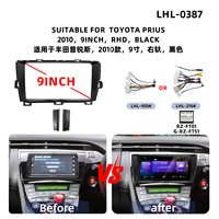 Cadre de tableau de bord GPS audio pour voiture le plus vendu pour TOYOTA PRIUS 2002-2009, 2010, 2013, cadre d'autoradio Android directement de l'usine