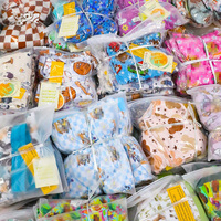 Pyjamas Bébé en Bambou à Fermeture Éclair avec Pieds Intégrés, Motifs Personnages, Boîte Cadeau pour Nourrissons - Collection Kerui Blind Box en Stock