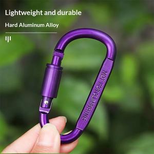 Açık Hava D Tipi Çok Amaçlı Mini Kanca Toka Alüminyum Alaşımlı Taktik Hızlı Kanca Sırt Çantası Anahtar Askısı - Product Image 3