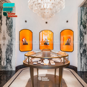 Customized Luxury Jewelry Cabinet Jewelry Store Design <strong>Glass</strong> Display Counter Shelf <strong>Rack</strong> for Jewelry Display - Product Image 2