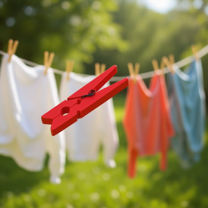 Pinzas de Madera Ilan de 4.8 cm, 20 Piezas, Multifuncionales para Lavandería y Manualidades - Product Image 2