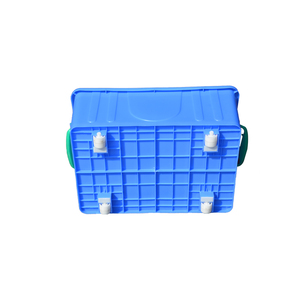 Boîte de roulement en <span class=keywords><strong>plastique</strong></span> à roues pour un transport efficace en usine QF38 # Size555 * 390*310mm - Product Image 2