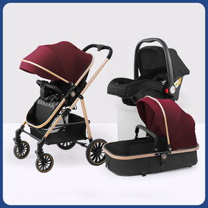 Chariot bébé tout-terrain multifonction 3-en-1 portable avec <span class=keywords><strong>nacelle</strong></span>, vente en gros usine JXB - Product Image 4
