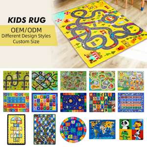 Tapete de Juego Infantil Personalizado de Alta Calidad con Logotipo, 200x180 cm, Tapete Educativo de Tráfico para Niños, Tapete de Goma para Actividades Infantiles - Product Image 1