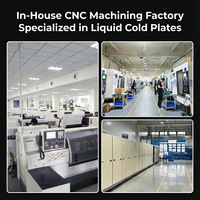 Refroidisseur industriel personnalisé FSW, plaque de refroidissement à eau en époxy, radiateur à tubes en cuivre, refroidissement liquide en aluminium CNC, haute densité de puissance