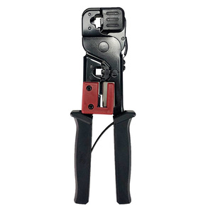 Rj45 Tools Passeren Krimpgereedschapsets Voor Thuis Met Kabeltester Draadsnijders Mini Stripper Mes Netwerk Kit Voor Rj45 - Product Image 3