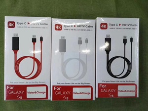 3 in1 adattatore per tipo <span class=keywords><strong>c</strong></span> a hdTV adattatore convertitore cavo per iPad <span class=keywords><strong>iPhone</strong></span> 14 13 12 11X8 7 Plus/tipo <span class=keywords><strong>c</strong></span> / micro adattatore HDTV - Product Image 3