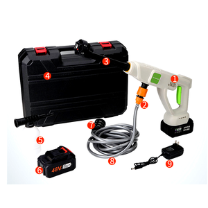 Pulverizador inalámbrico de alta presión para lavadora de coches, pistola de lavado de pantalla LED de vapor, suministros, máquina de limpieza de agua - Product Image 4