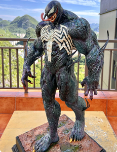 Statua di Venom, Stile <span class=keywords><strong>Fumetti</strong></span> <span class=keywords><strong>Marvel</strong></span>, per Arredamento Casa e Collezionisti, Materiale in Resina, Pezzo da Esposizione Altamente Dettagliato da 33 Pollici - Product Image 1