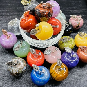 Colourful pha lê khắc Apple Quartz vật liệu khác nhau pha lê Apple cho trang trí - Product Image 2