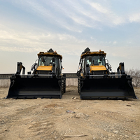 LTMG Pabrik Ekspor Langsung Excavator Backhoe Loader 4x4 2 Ton 2.5 Ton 3 Ton dengan Kabin ROPS
