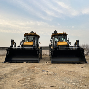 Nhà máy trực tiếp Xuất khẩu mini loader backhoe 4x4 trở lại hoe loader Máy xúc mini kết thúc trước loader - Product Image 5