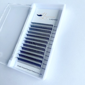 Pestañas de Anime 0.05mm para Extensión de Ojos de Hada, Curvatura <span class=keywords><strong>J</strong></span>/<span class=keywords><strong>B</strong></span>/C/CC/D/DD/L/LJ/LB/LC/LD/LU/<span class=keywords><strong>M</strong></span>/ML, Bandeja de Pestañas con Puntas Piramidales Estilo Cómic - Product Image 3