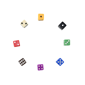 Custom <strong>Mini</strong> Different Solid Colored Plastic Polyhedral Acrylic <strong>Dice</strong> For Gambling Game - Product Image 3