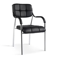 Chaise de bureau exécutive ergonomique moderne en PU, toute nouvelle, pour conférences et visiteurs