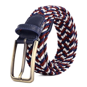 <span class=keywords><strong>Ceinture</strong></span> élastique unisexe réglable de <span class=keywords><strong>105</strong></span> <span class=keywords><strong>cm</strong></span> en polyester, tissée, extensible, en tissu tressé, pour jeans - Product Image 4