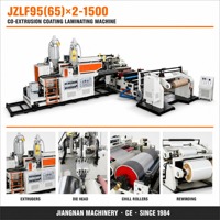 Machine de laminage électrique automatique à économie d'énergie, revêtement par extrusion PE PP pour emballage de film souple 1500 mm avec moteur