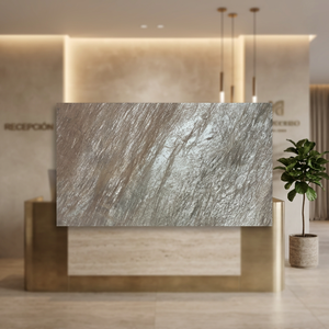 Revêtement mural flexible de luxe en pierre naturelle de marbre blanc Rajasthan Panda, qualité supérieure, écologique et imperméable, pour cour et bar à domicile - Product Image 4