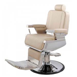 Chaise de coiffure rétro grasse pour hommes pour salon de coiffure pliable avec coloration permanente à l'envers Caractéristiques de rasage du cuir chevelu pour une utilisation en extérieur - Product Image 4
