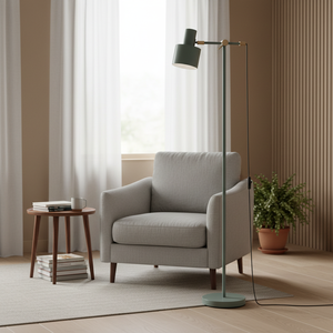 Lampada da terra verde Serantes E27 Max. 25W (F-Bright 1950941-V) - Product Image 3