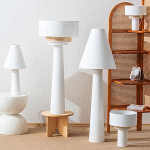 Lampada da Terra LED in <span class=keywords><strong>Ceramica</strong></span> Retrò Personalizzabile in Varie Dimensioni per Soggiorno e Camera da Letto - Product Image 4