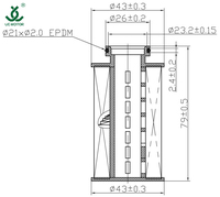 4388378 /DEF Üre Filtresi Tamir Takımları SCR Kamyon Parçaları Araba Aksesuarları cummins OEA0001421089 Freightliner UF106 için