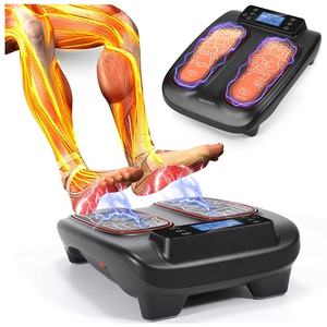 Estimulador de pies <span class=keywords><strong>3</strong></span> en <span class=keywords><strong>1</strong></span> EMS, masajeador de calefacción para pies con parche corporal Tens, masaje y cinturón de calefacción de 99 niveles - Product Image 1