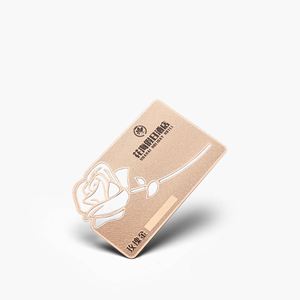 Nouveauté : Cartes de visite personnalisées en acier inoxydable corrodé, aluminium, cuivre, finition mate, surface forgée en option - Product Image 5