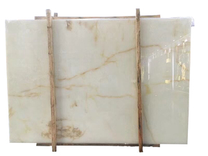 Duvar dekorasyon için arkadan aydınlatmalı doğal taş ipek beyaz oniks döşeme beyaz oniks taş tezgah - Product Image 3