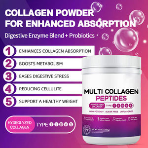 คอลลาเจนผงสำหรับดื่ม ขายดี รับผลิตแบรนด์ส่วนตัว (OEM) คอลลาเจนไตรเปปไทด์แบบผงจำนวนมาก สำหรับผม ผิว เล็บที่เปล่งประกาย - Product Image 3