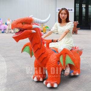 รถสกู๊ตเตอร์ไฟฟ้าขี่เหรียญแบบสตางค์มังกรตะวันตก - Product Image 3