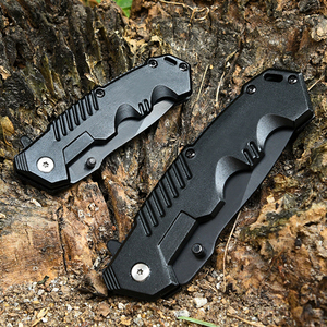 Cuchillo de hoja plegable personalizable para acampar al aire libre, cuchillo de supervivencia de grado DIY de madera de Damasco de acero inoxidable de 25mm con logotipo láser OEM - Product Image 6