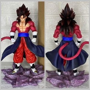 Figura de <span class=keywords><strong>Dragon</strong></span> <span class=keywords><strong>Ball</strong></span> <span class=keywords><strong>GT</strong></span> <span class=keywords><strong>Super</strong></span> Saiyan 4, Vegito de 35 cm, Cabello Negro, Figura Coleccionable en Pose de Pie, Modelo de Anime - Product Image 2