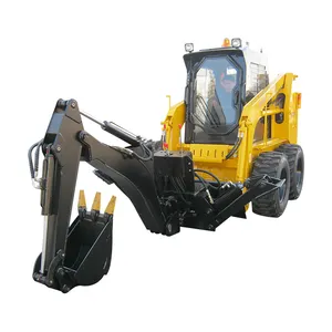 Backhoe cho Skid loader file đính kèm Skid chỉ đạo loader tập tin đính kèm máy xúc Skid chỉ đạo backhoe