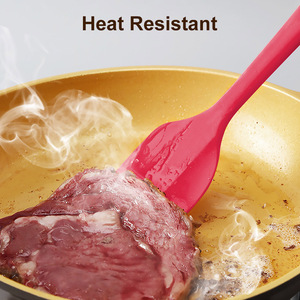 Small Heat-resistant Butter <strong>Spatula</strong> Kitchen Cake <strong>Baking</strong> Tool <strong>Silicone</strong> <strong>Spatula</strong> Set
