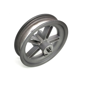 Rear Wheel <strong>Hub</strong> for Xiaomi Mijia M365 8/10 Inch <strong>Electric</strong> Scooter Rim Alloy Wheels 8 1/2x2 Rear Tire Replacement Parts - Product Image 1