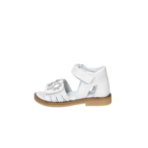 Balducci Children's White Sandal 19 Cm Heel Height <b>Flat</b> Sandals - Product Image 1