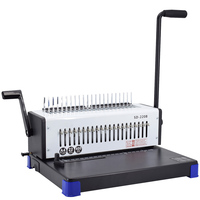 IDÉE CADEAU 21 Trous Peigne Manuel Reliure Machine Bureau Peigne Reliure Bobine Livre Reliure Machines Livre Reliure Machine