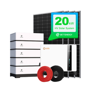 Sistema de Energía Solar Híbrido de 20kwh con Batería de Litio de Alto Voltaje, Solución IP65 CAN para el Hogar - Product Image 1
