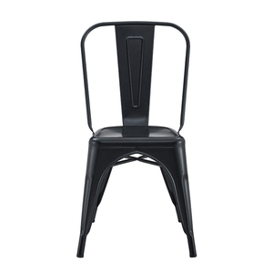 Vente en gros de chaises de café industrielles vintage au design moderne avec structure en fer et acier - Product Image 3