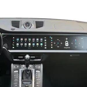 NaviHua Copilot Entertainment 12.3 Inch Multimedia Dual Screen Car DVD Player GPS Navigation <b>System</b> for Porsche Macan 2014 2017 - Product Image 5