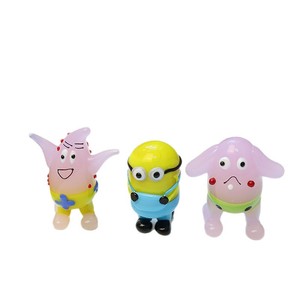 Nuevos Adornos de Cristal Creativos y Lindos de Jirafa, Patrick Star y Pollito Amarillo, Decoración para Estudio, Regalos, Adornos para Coche - Product Image 5