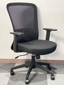 Acheter chaise ergohumaine invité exécutif chaises de bureau de réception pivotantes confortable chaise de bureau de jeu en maille réglable avec roues - Product Image 5