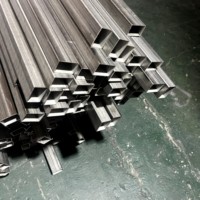 Tubes carrés en acier inoxydable poli sans soudure certifiés TUV 304/304L/304h/321/321H/316/316h pour applications extérieures et murales