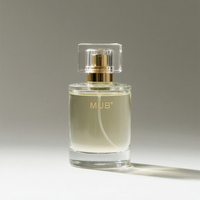 Botellas de Perfume Cuadradas de Vidrio con Tapa Dorada Personalizadas, OEM, Vacías, Recargables, con Pulverizador y Difusor de Varillas, 30ml/50ml/100ml