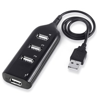 Hub USB portable haute vitesse 4 ports, adaptateur USB mini pour PC, ordinateur portable, ordinateur Windows, accessoires Mac