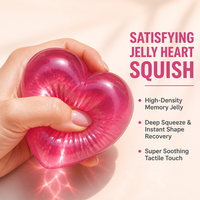 Jouet Cœur Changeant de Couleur, Doux au Toucher, à Presser, Cadeau Nouveauté pour Enfants et Adultes, Idéal pour la Saint-Valentin, Vente au Détail et en Gros