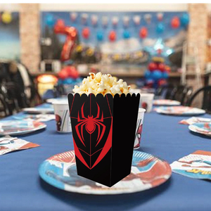 Cajas de Palomitas de Maíz de <span class=keywords><strong>Spiderman</strong></span>, 12 Piezas, Cajas de Regalo para Fiestas, Recuerdos de Fiesta de Superhéroes, Caja de Palomitas de Maíz de <span class=keywords><strong>Spiderman</strong></span> para Decoración - Product Image 4